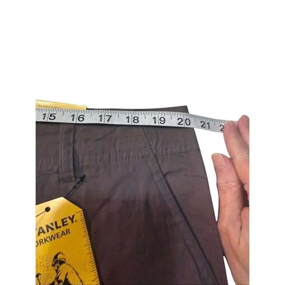 Stanley Workwear Cargo Shorts Sz 38/11 Gray Nwt — image 5 of 6